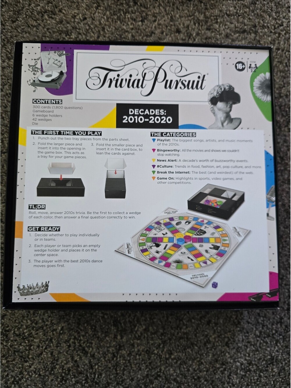 Trivial Pursuit Decades 2010-2020 Board Game - Picture 3 of 6